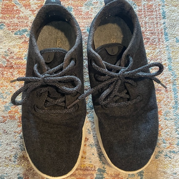 Gently Worn Allbirds Women’s Wool Runner | Charcoal Sneaker - Picture 1 of 6